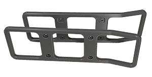 IC-7300 Dark Gray Rails